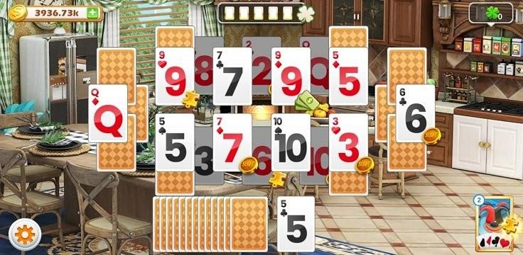 纸牌家居设计游戏(solitaire)下载,家居设计游戏,纸牌游戏,solitaire